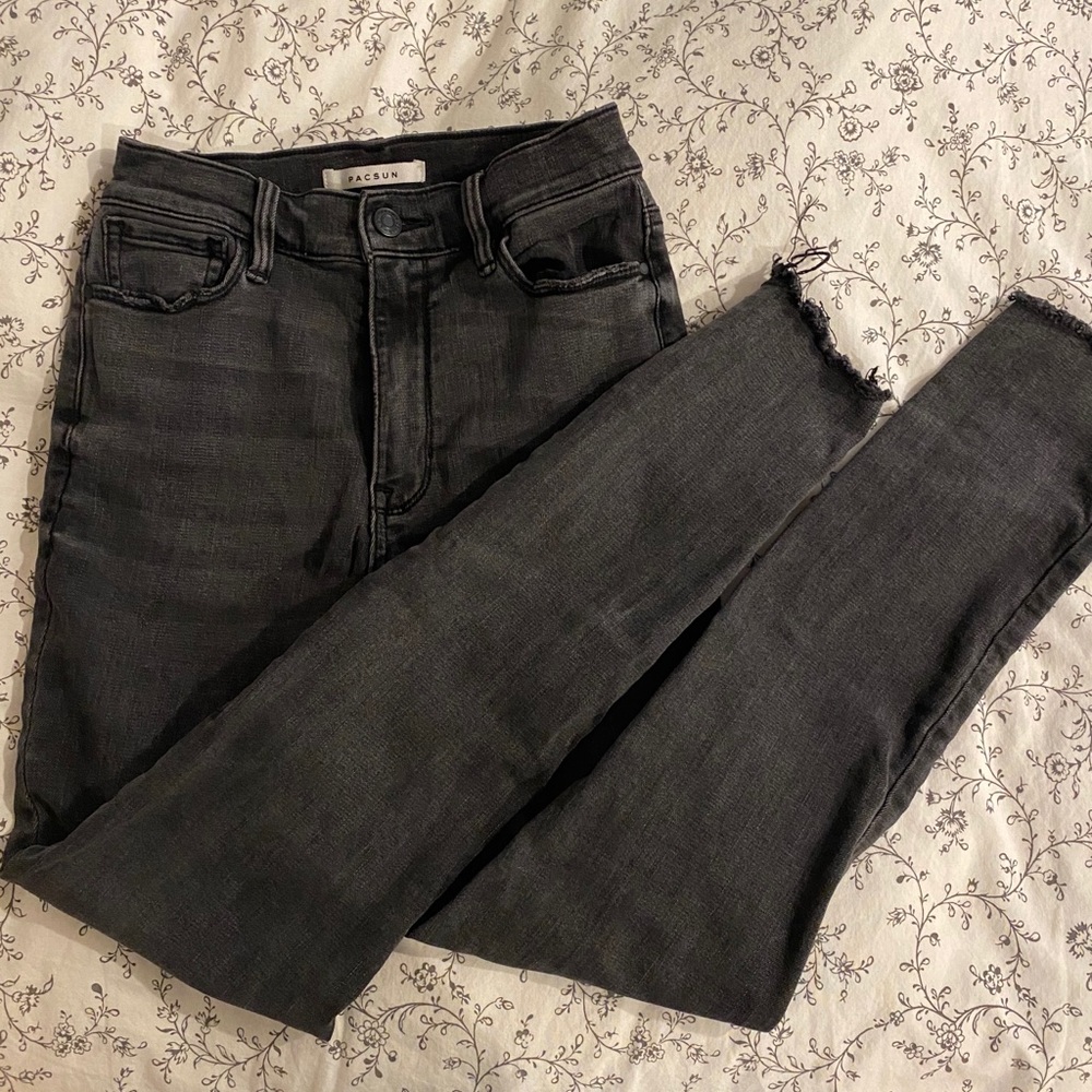 Pacsun dark-wash high rise jeans!